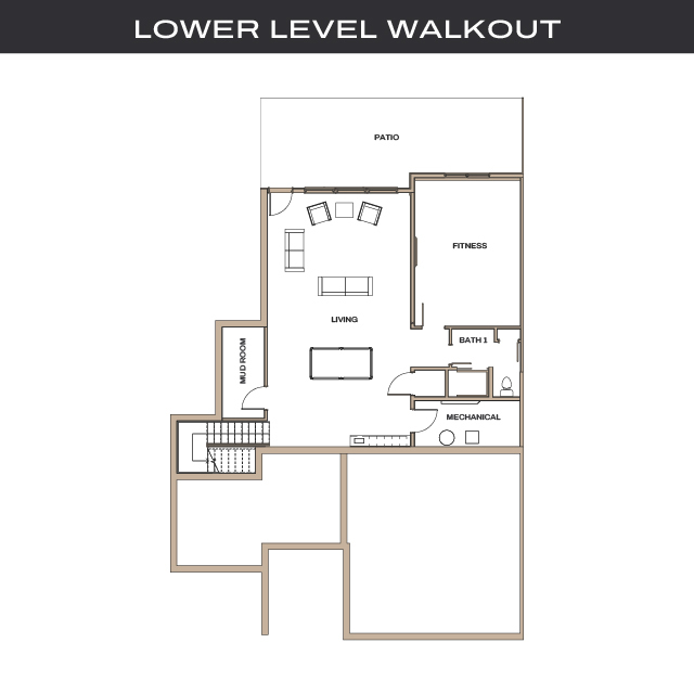 Floorplan - Lower level walkout